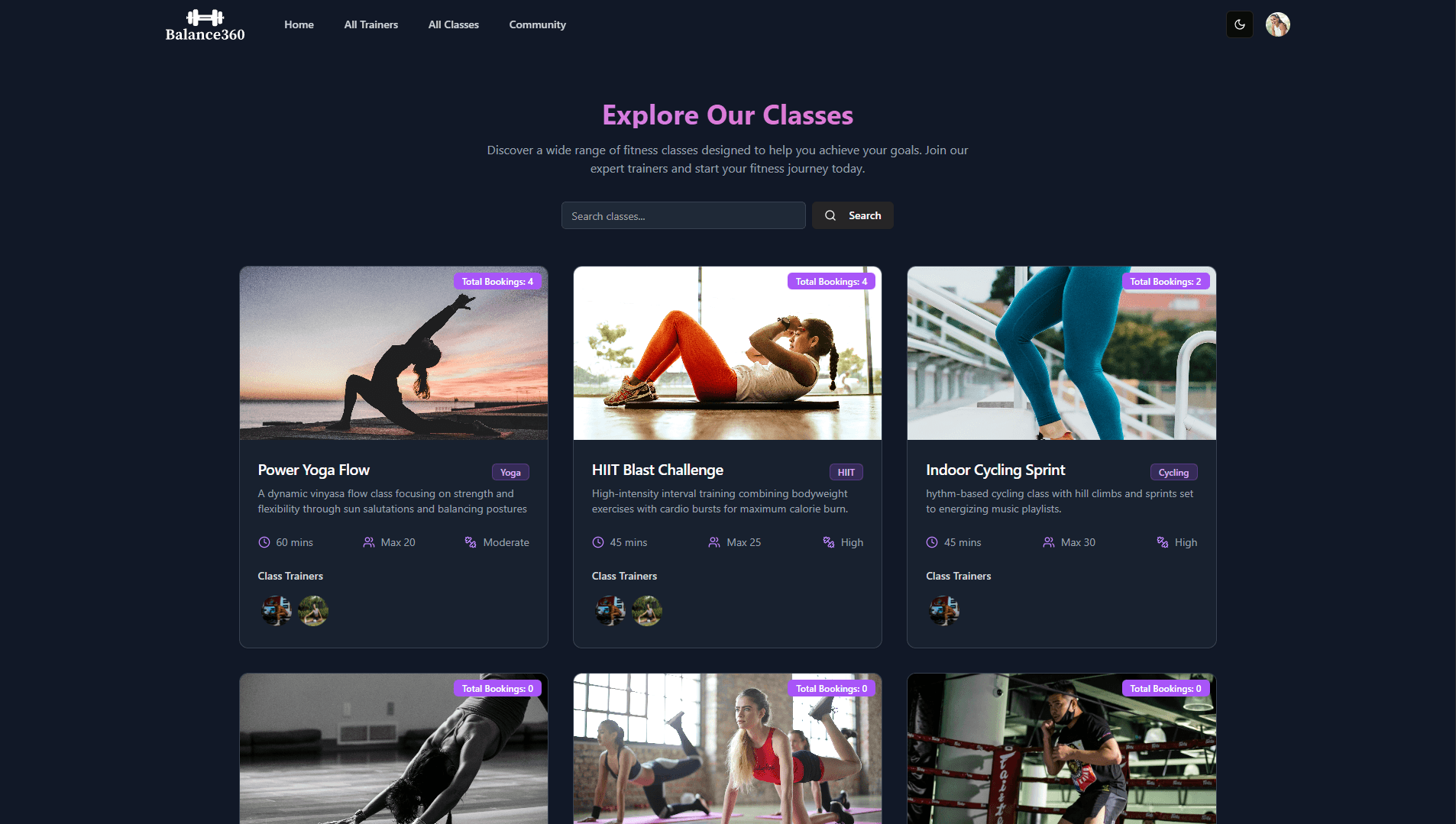 Class Page